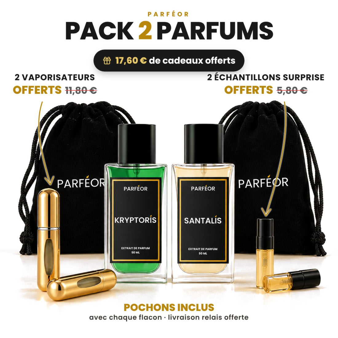 Pack parfums 50 ml